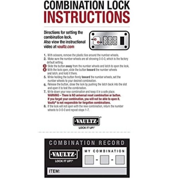 Vaultz 10"x8"x4" Locking Cash Box - Picture 6 of 6